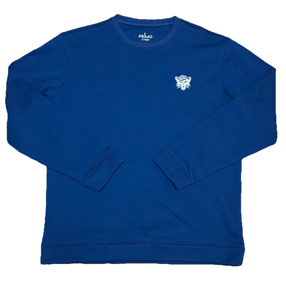 Primo x BYU Cougars Men's Blue Long Sleeve Crew Neck Sweatshirt XL